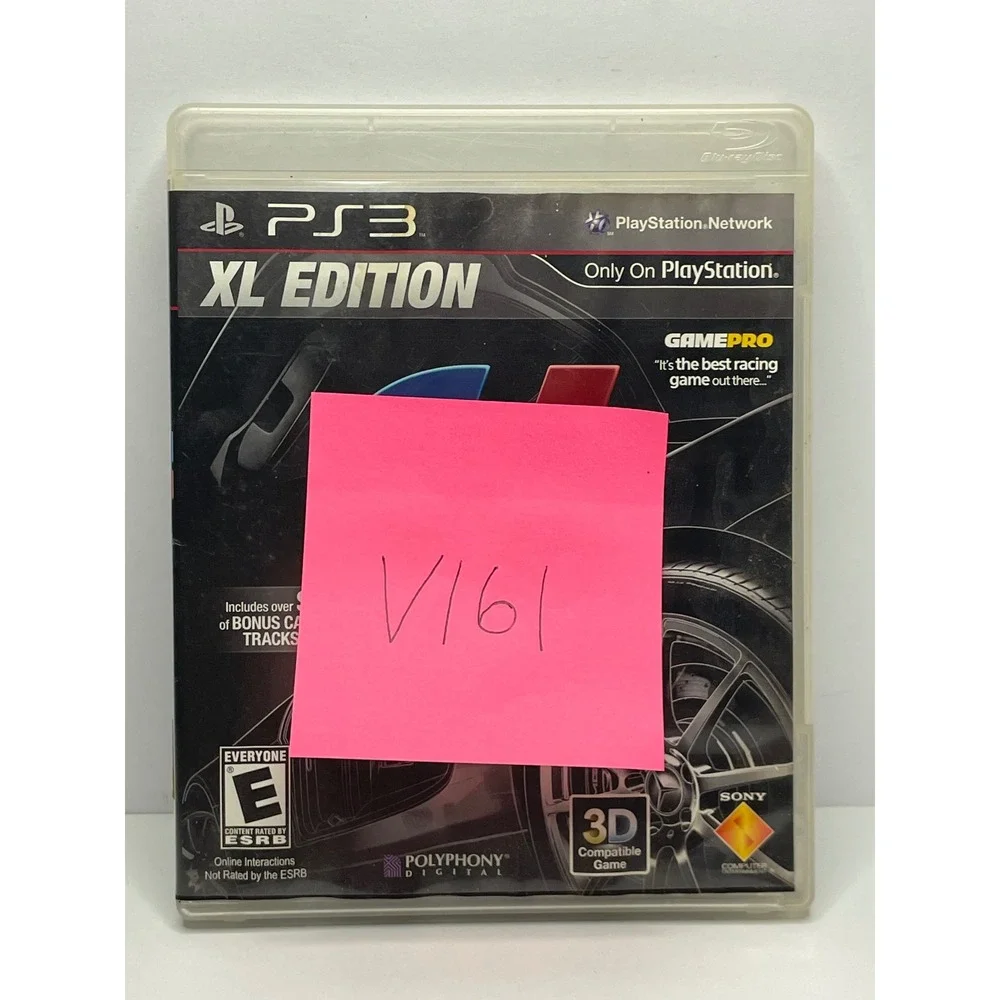 Sony Gran Turismo 5 XL Edition PS3 PlayStation 3 Racing Game 2012 CIB V161